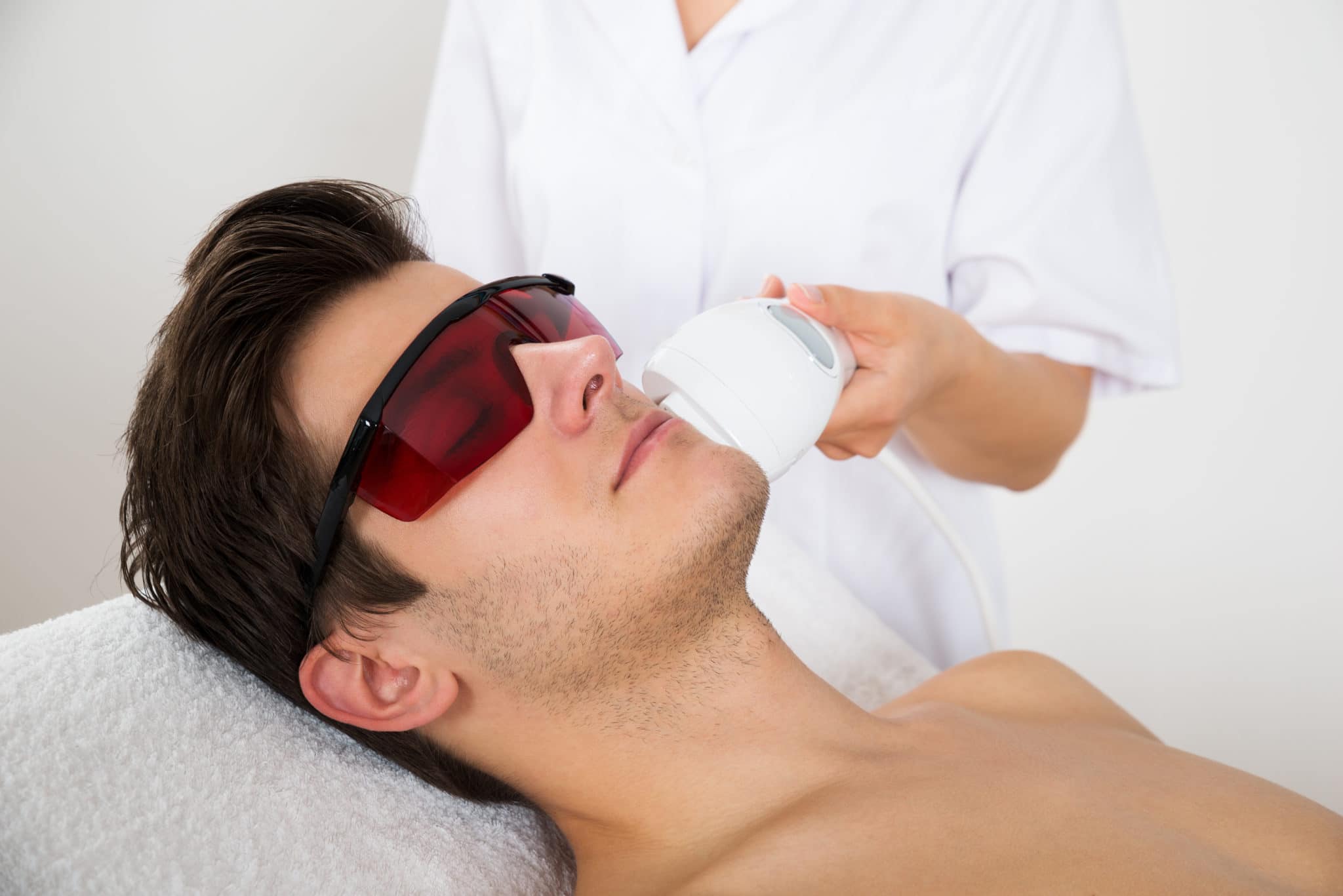 laser hair removal for men before and after